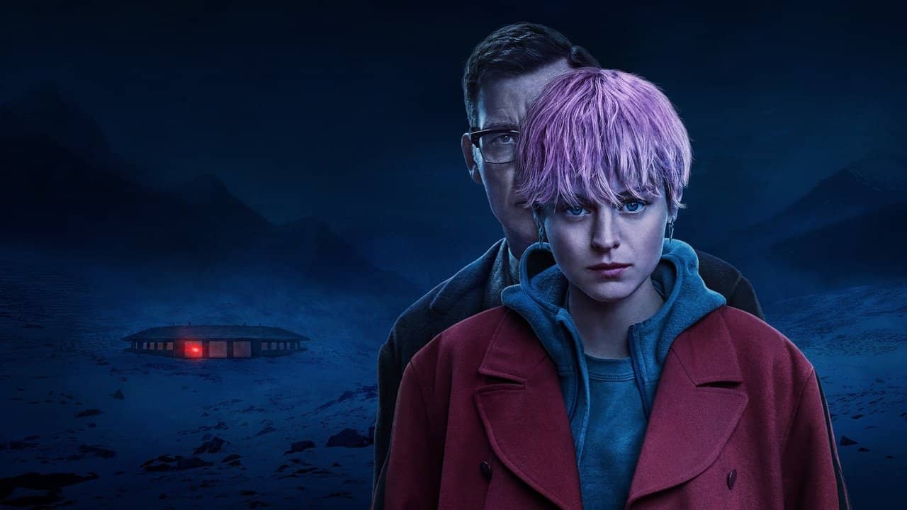 A Murder at the End of the World backdrop