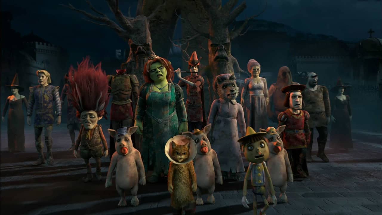 Dreamworks Spooky Stories backdrop