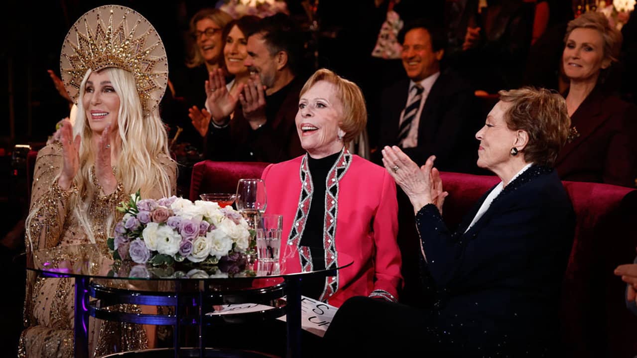 Carol Burnett: 90 Years of Laughter + Love backdrop