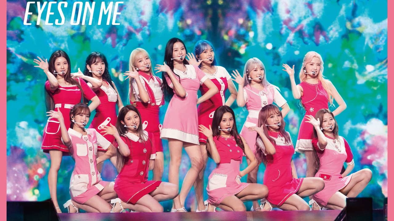 IZ*ONE - 1ST CONCERT IN JAPAN [EYES ON ME] backdrop