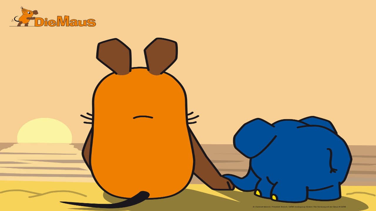 Die Maus - Schlaf gut backdrop