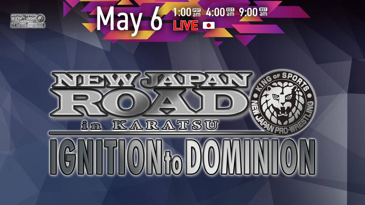 NJPW New Japan Road in Karatsu 2026 ~ Ignition to Dominion backdrop