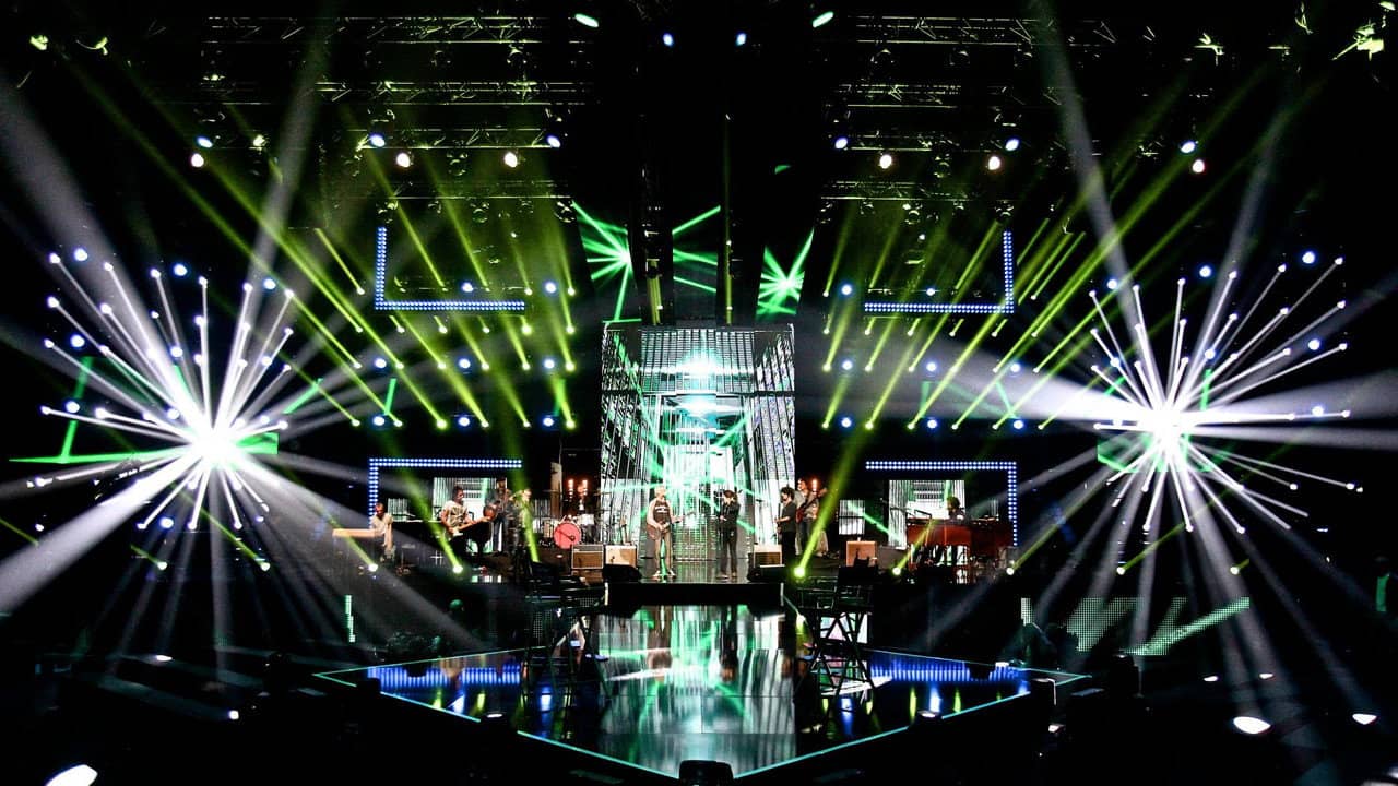 Johnny Hallyday la Soirée Evénement backdrop