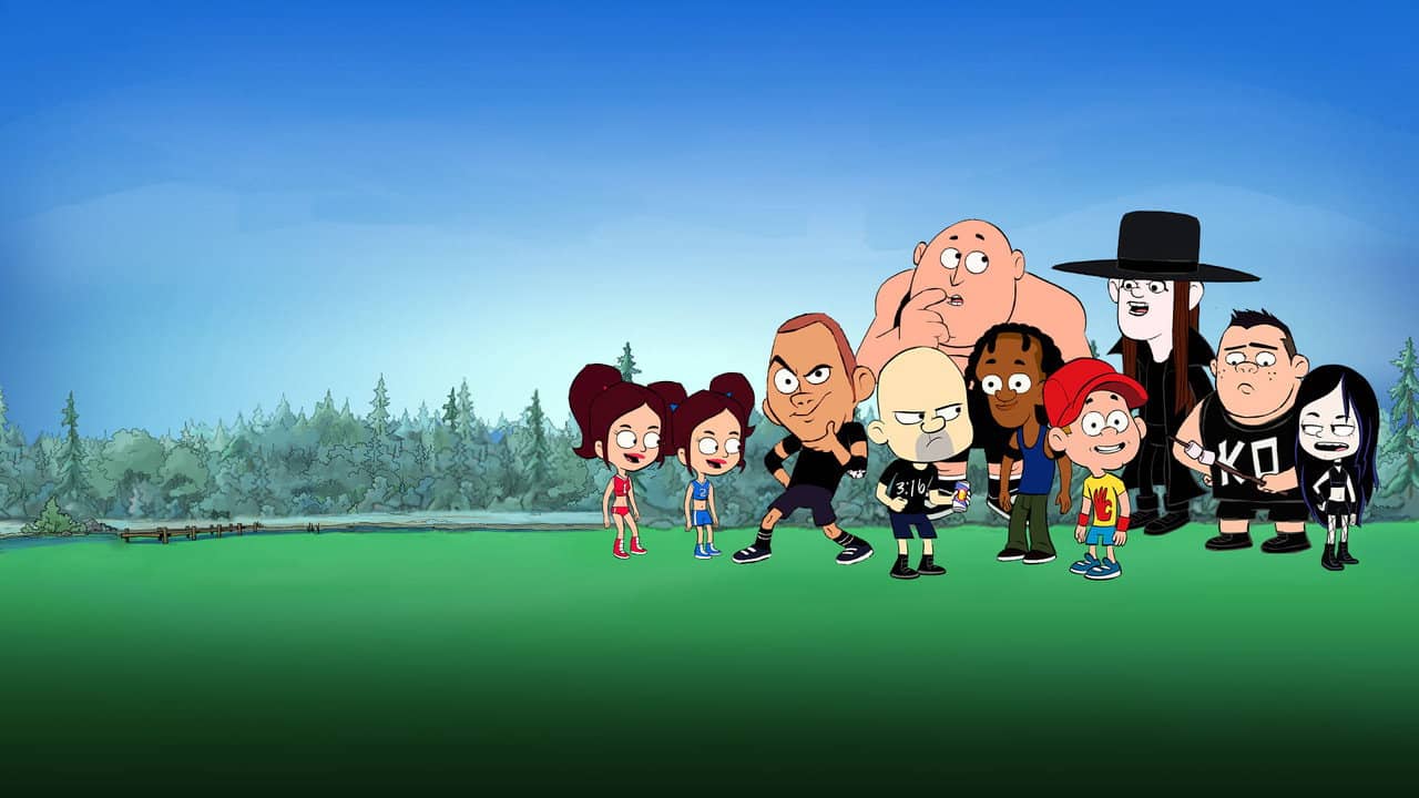 Camp WWE backdrop