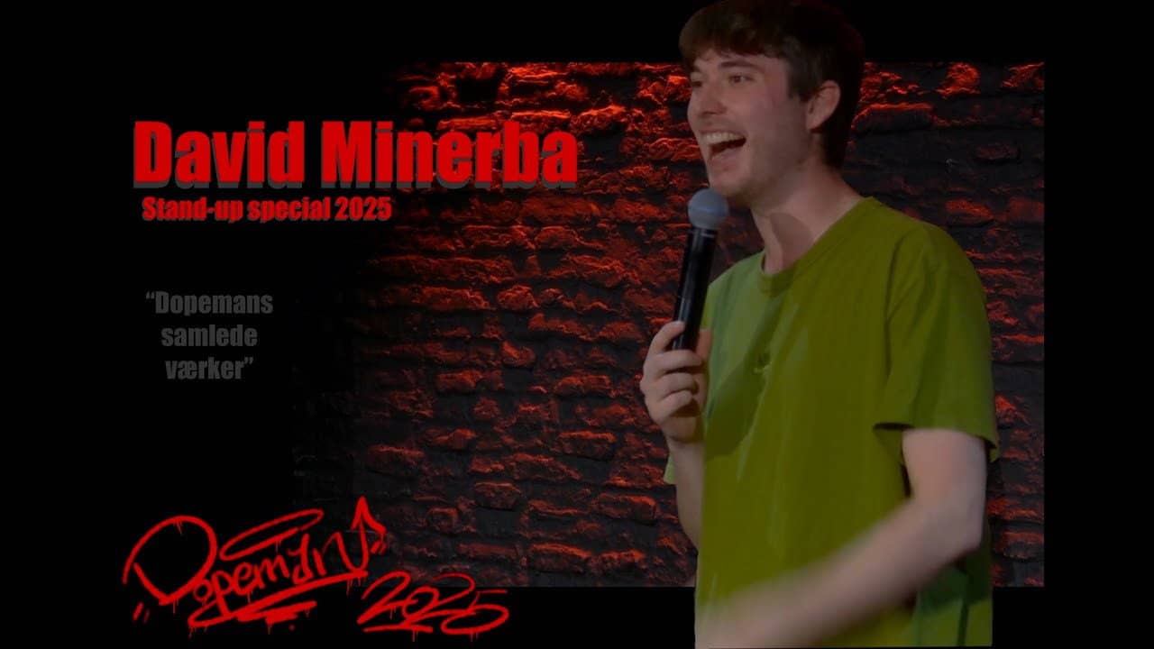 David Minerba: "Dopemans samlede værker" backdrop
