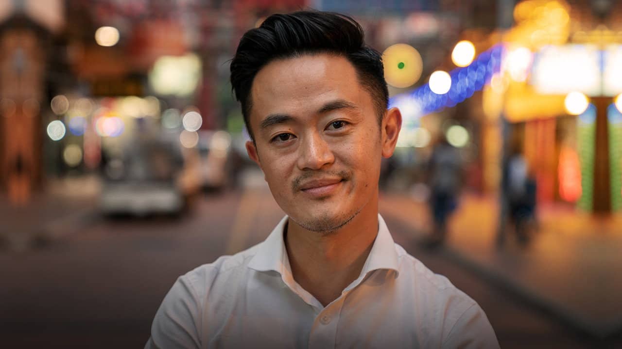 Waltzing the Dragon with Benjamin Law backdrop