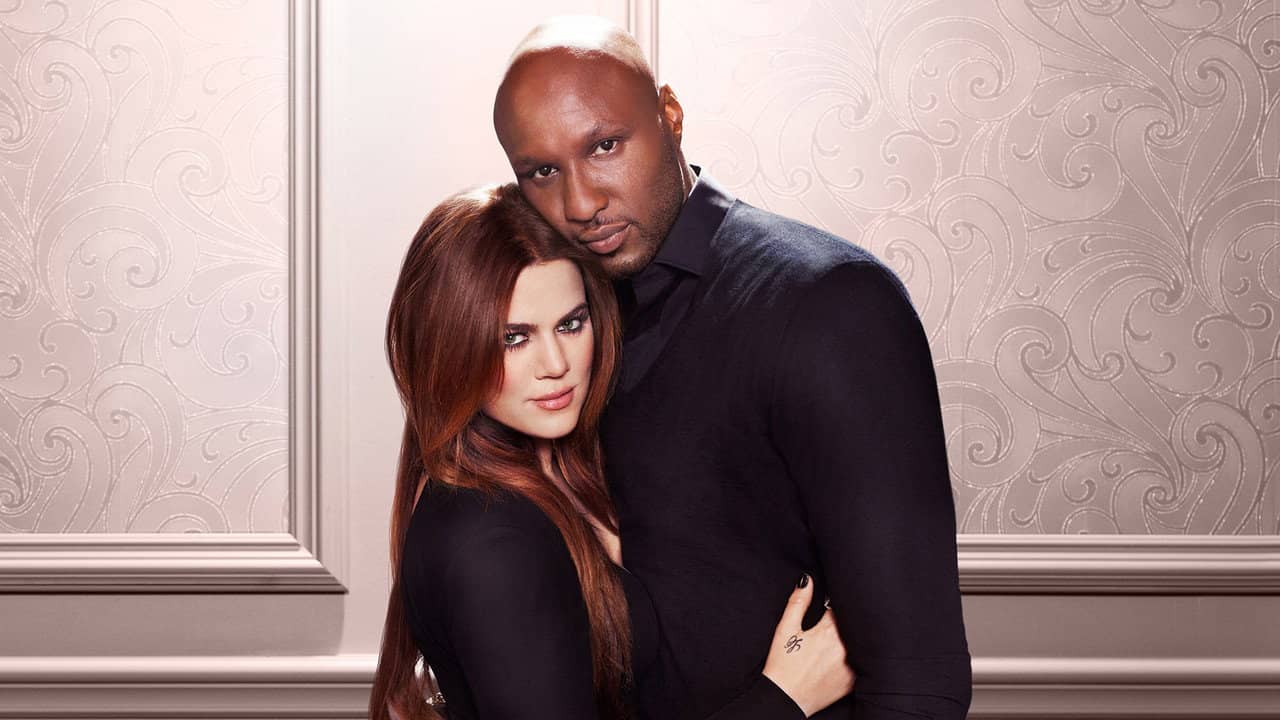 Khloé & Lamar backdrop
