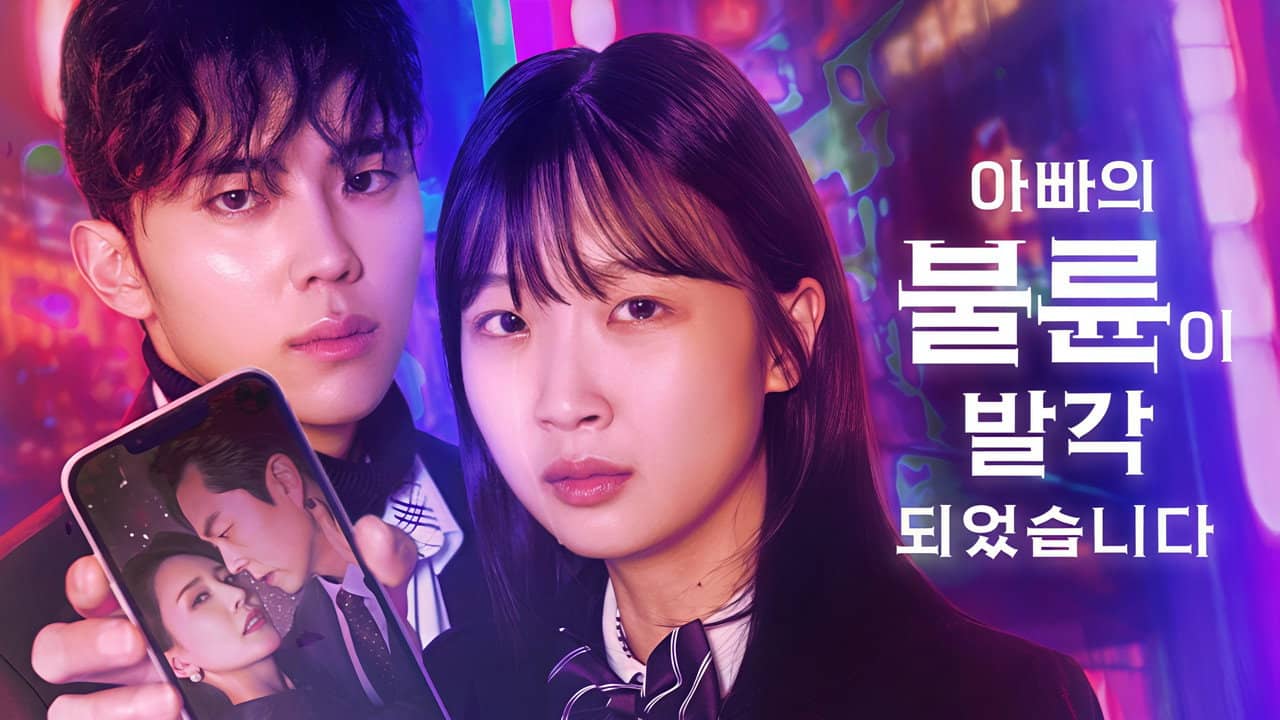 아빠의 불륜이 발각 되었습니다 backdrop