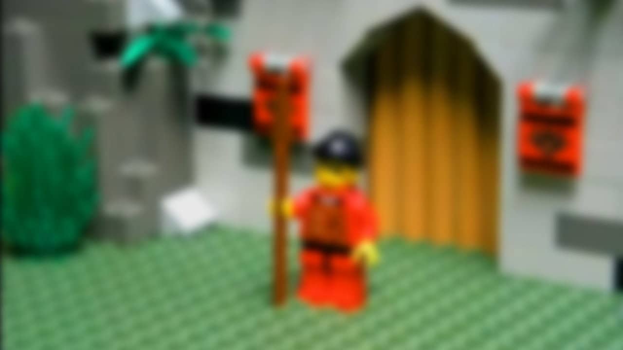 Lego Ninja - The Underground Fortress backdrop