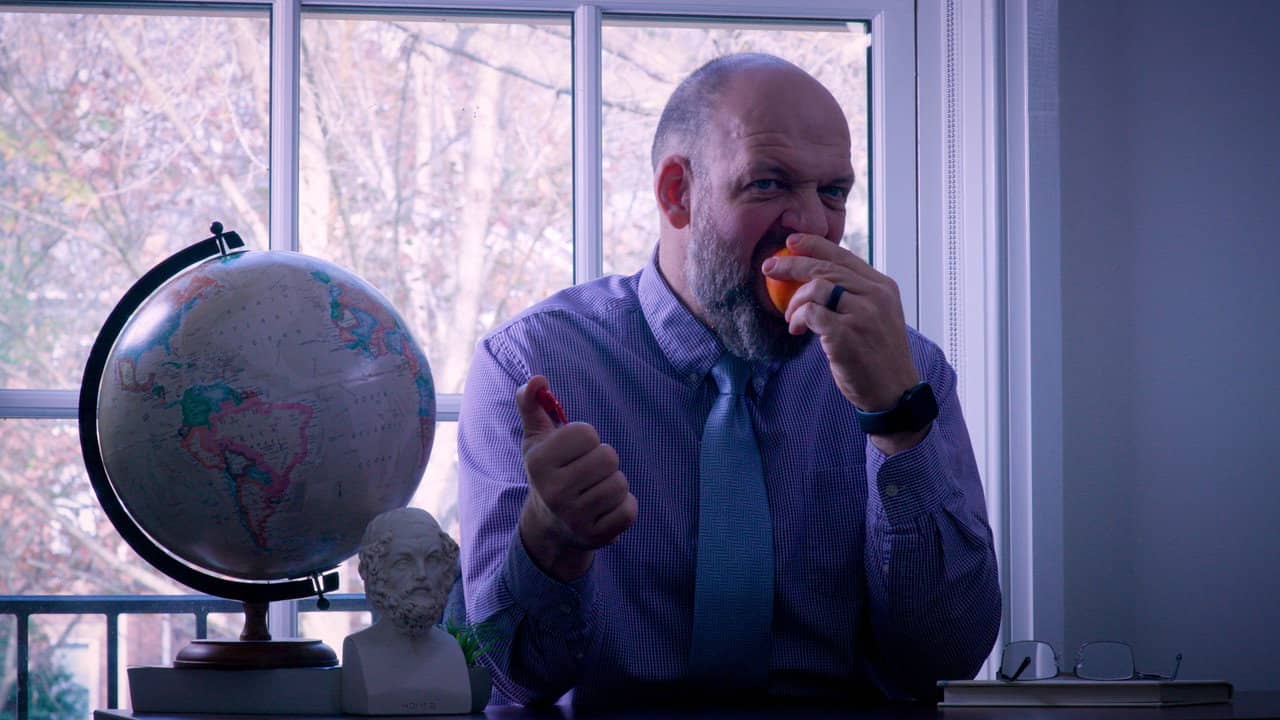 The Thinker backdrop