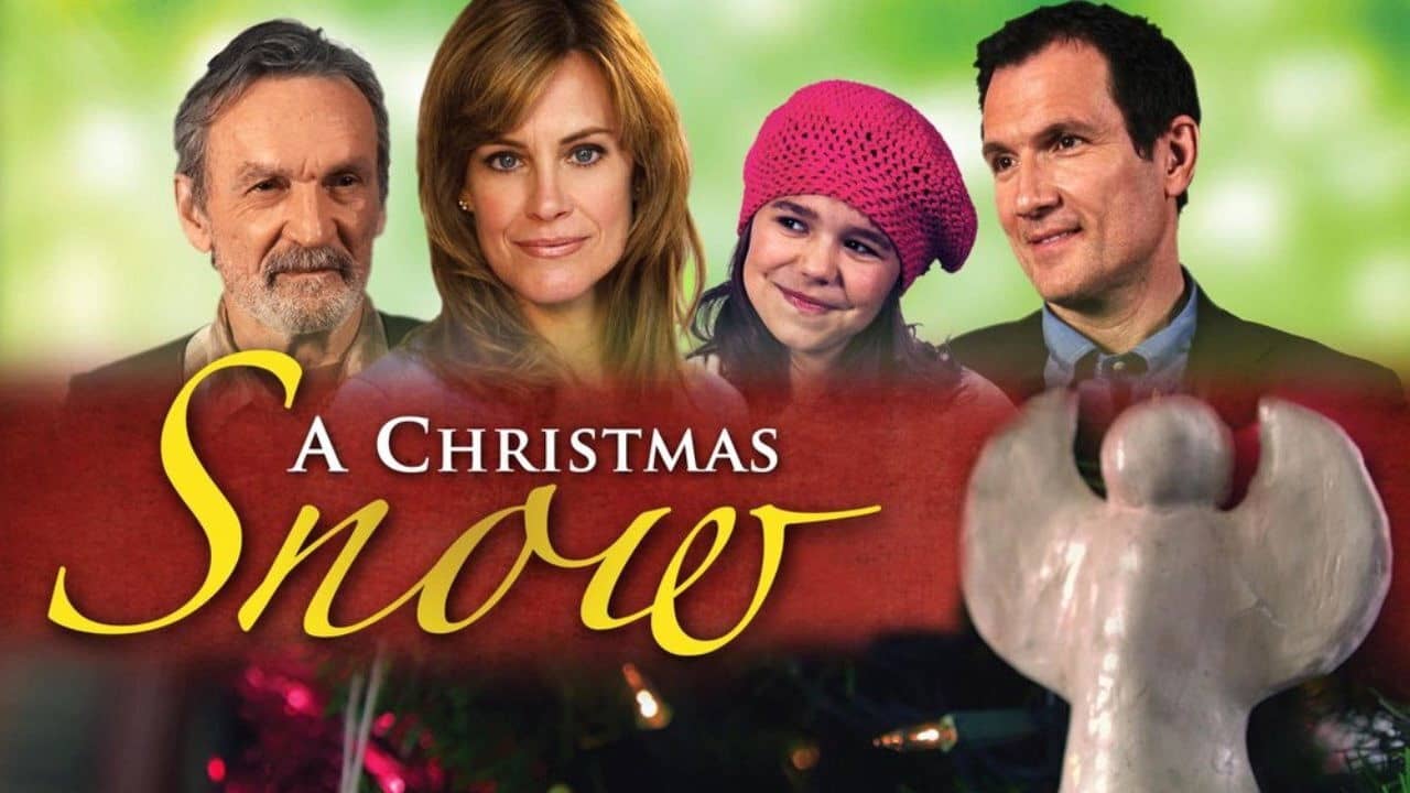 A Christmas Snow backdrop