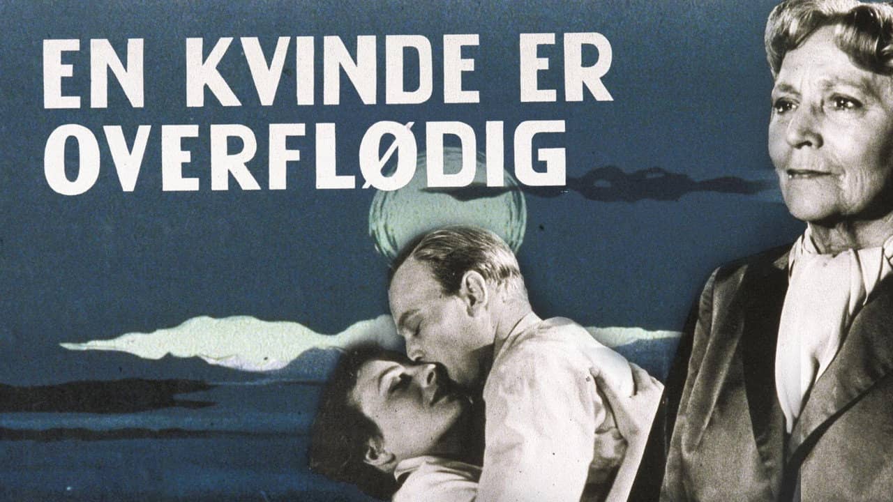 En kvinde er overflødig backdrop