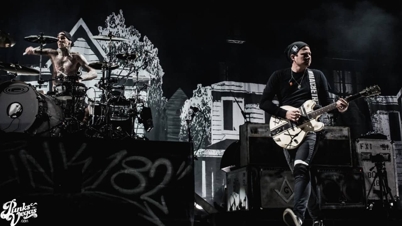 blink-182 Live in Las Vegas backdrop