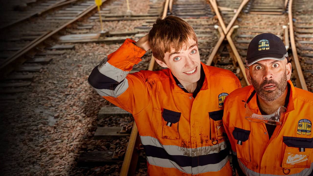 Francis Bourgeois & Chris Harris: We Saved A Train backdrop