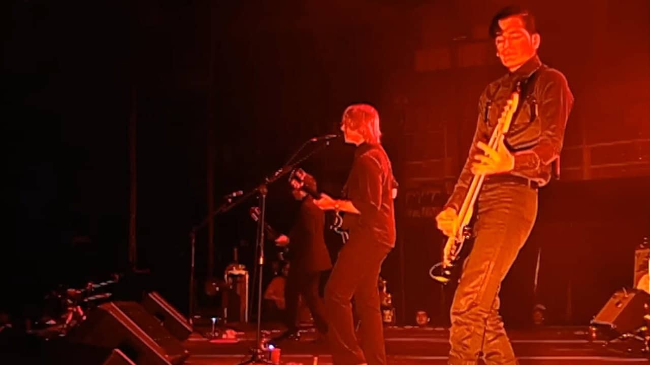 Interpol: Live at Palacio de los Deportes, Mexico City, 2005 backdrop