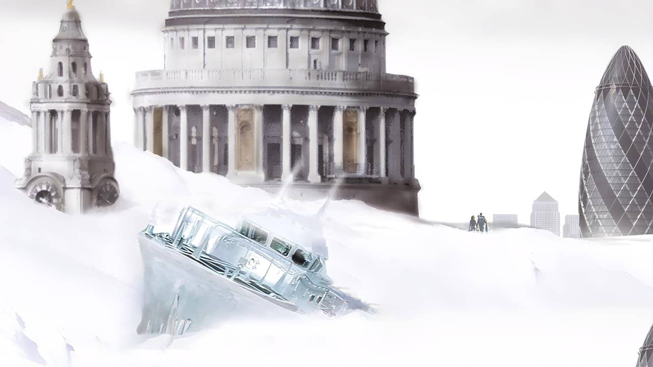 Ice backdrop