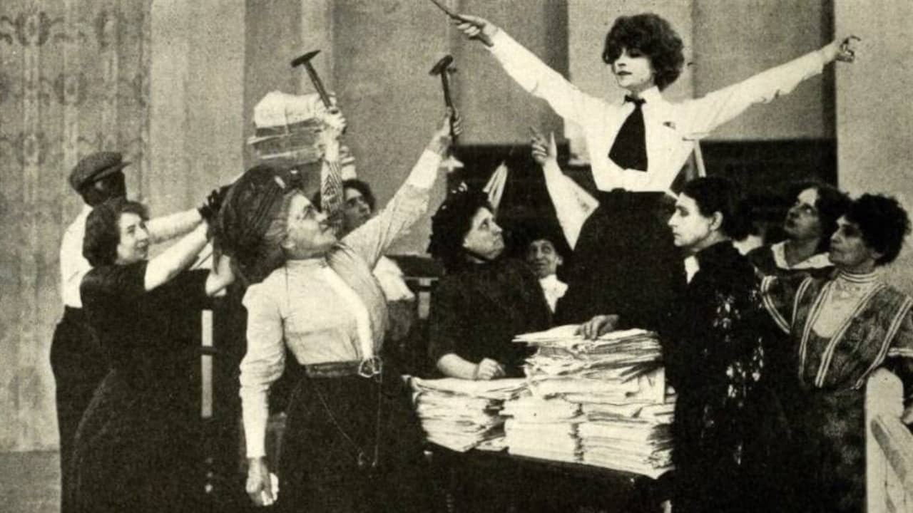 The Suffragette backdrop