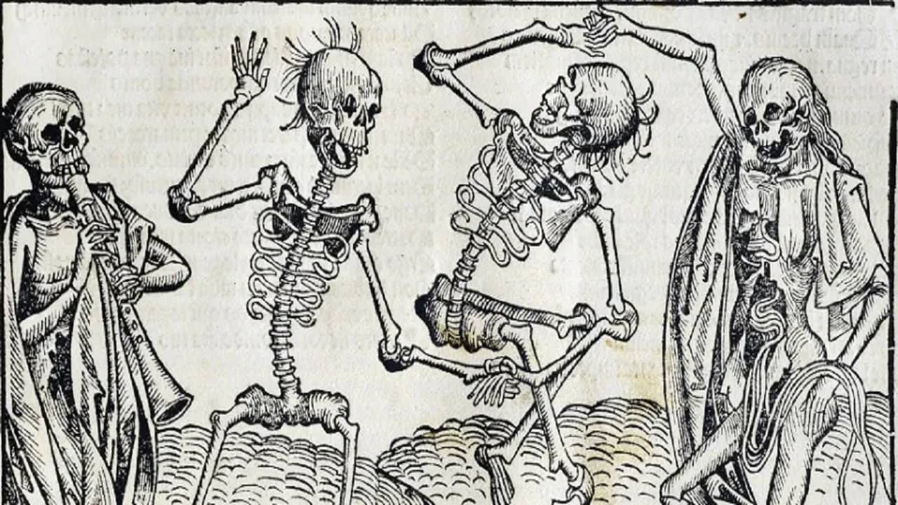 The Death Dance backdrop