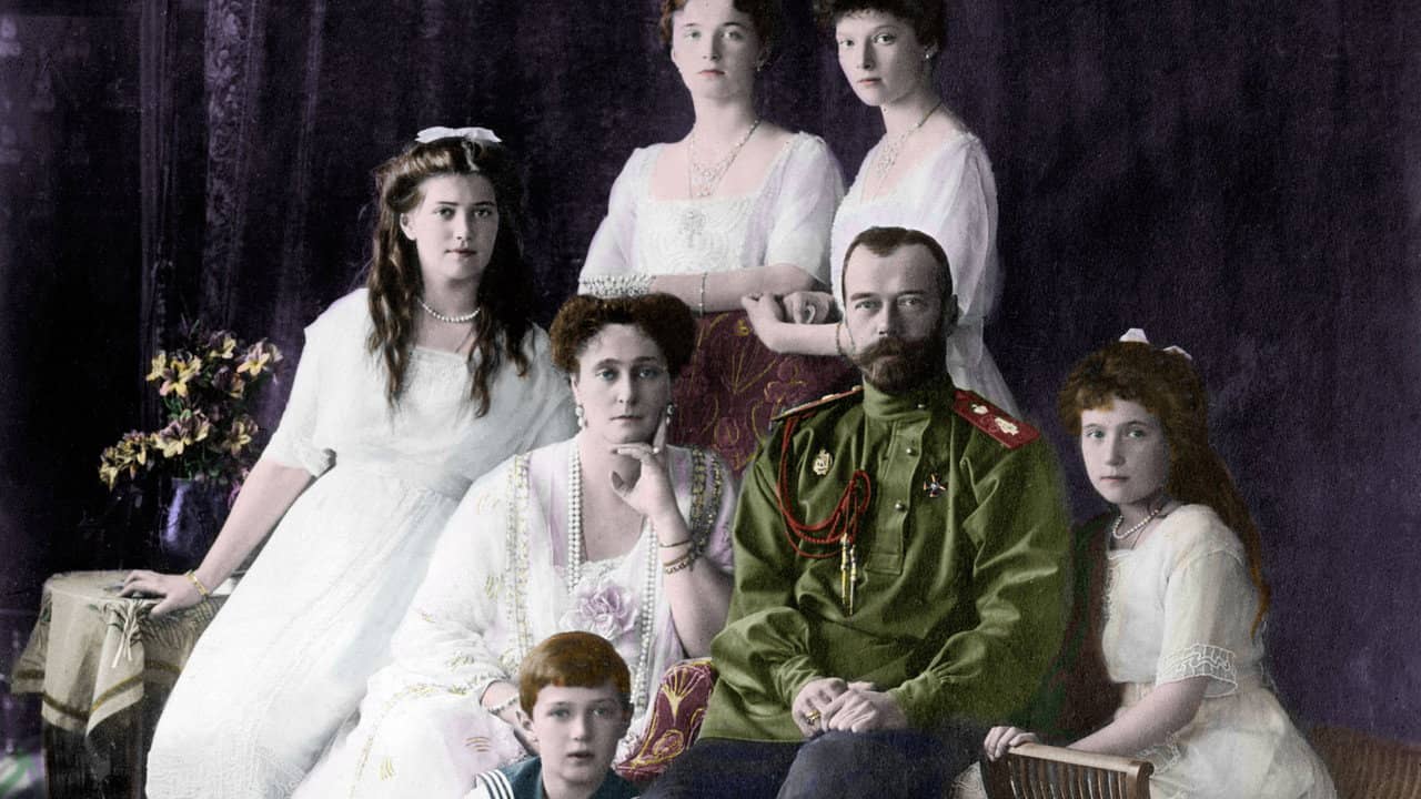Nicholas and Alexandra backdrop