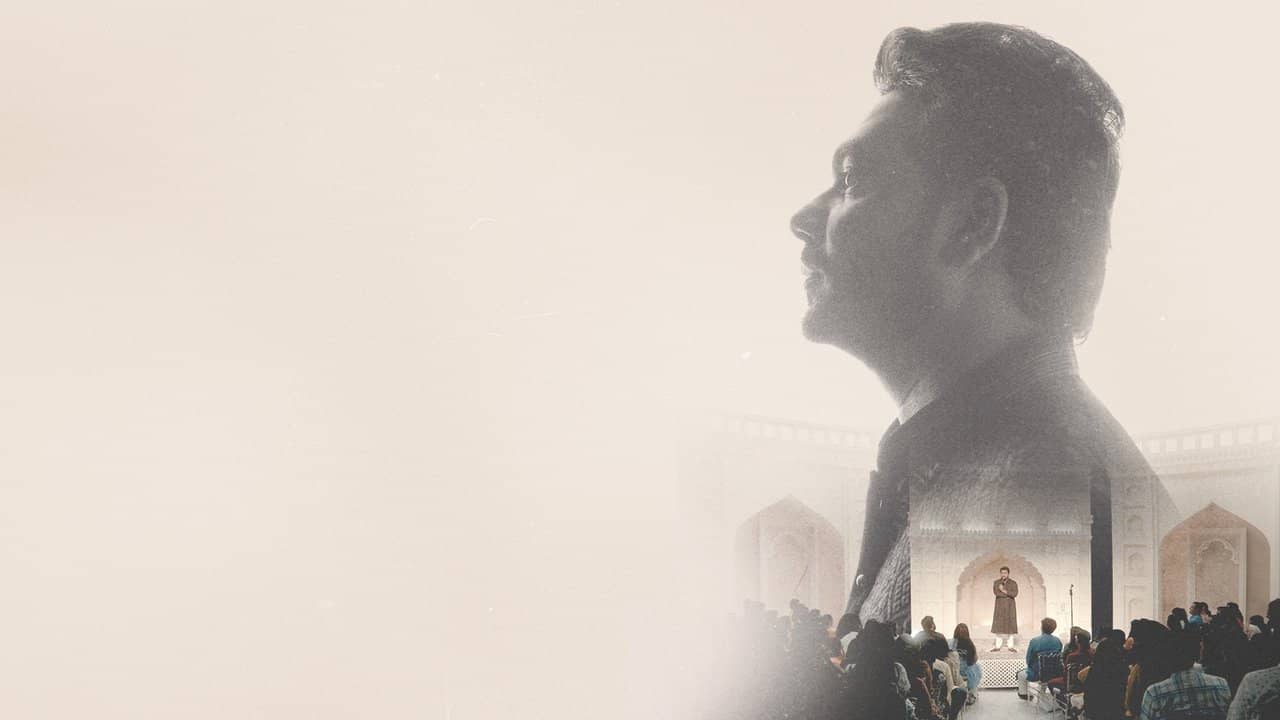 Zakir Khan: Tathastu backdrop