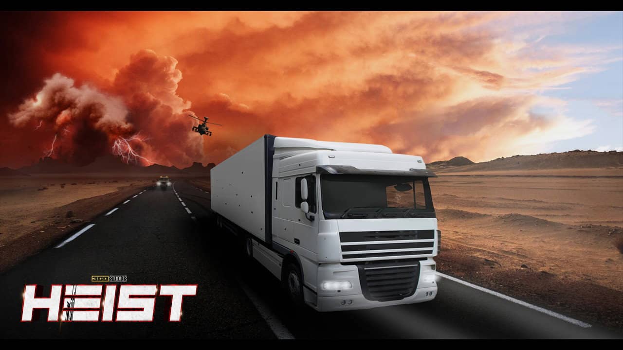 HEIST backdrop