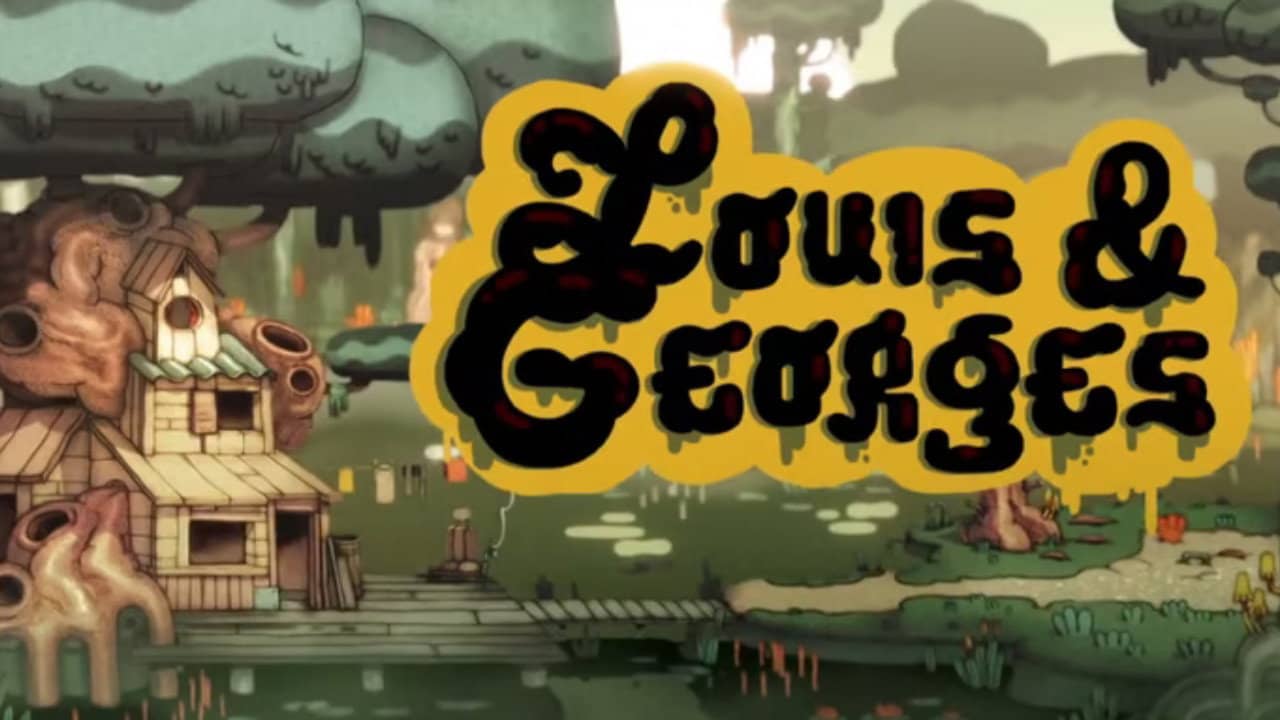 Louis & Georges backdrop