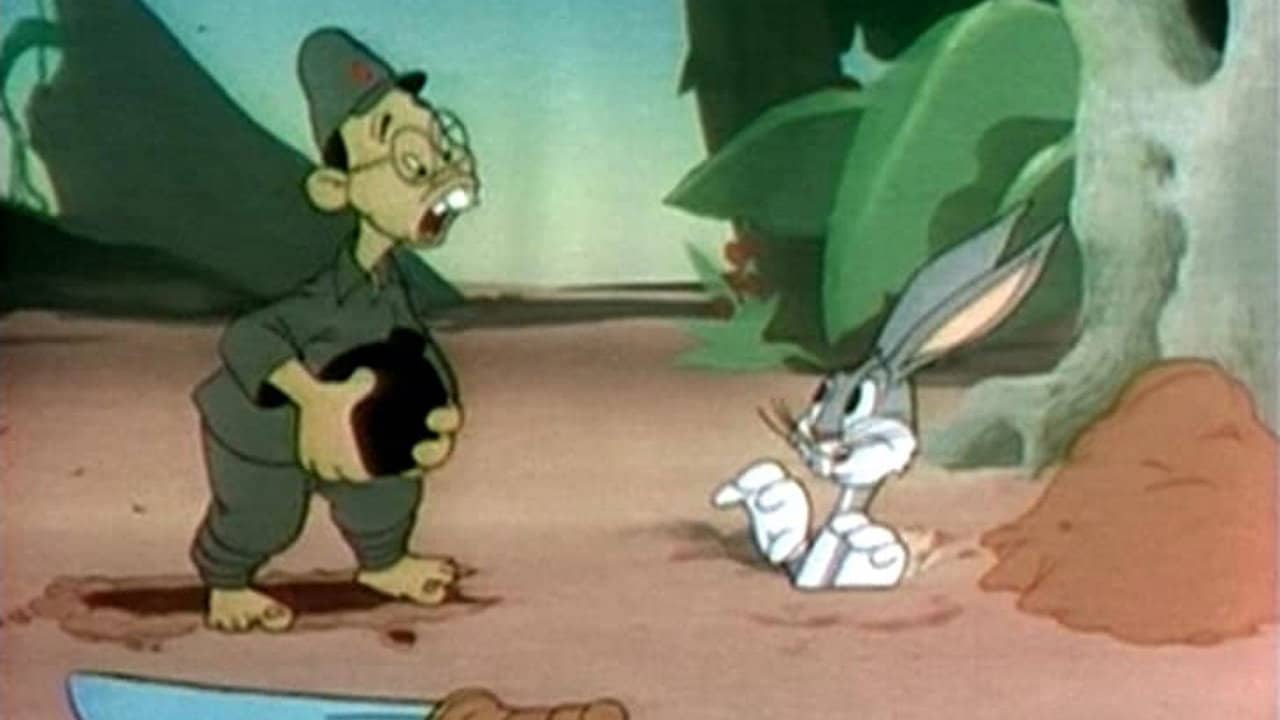 Bugs Bunny Nips the Nips backdrop