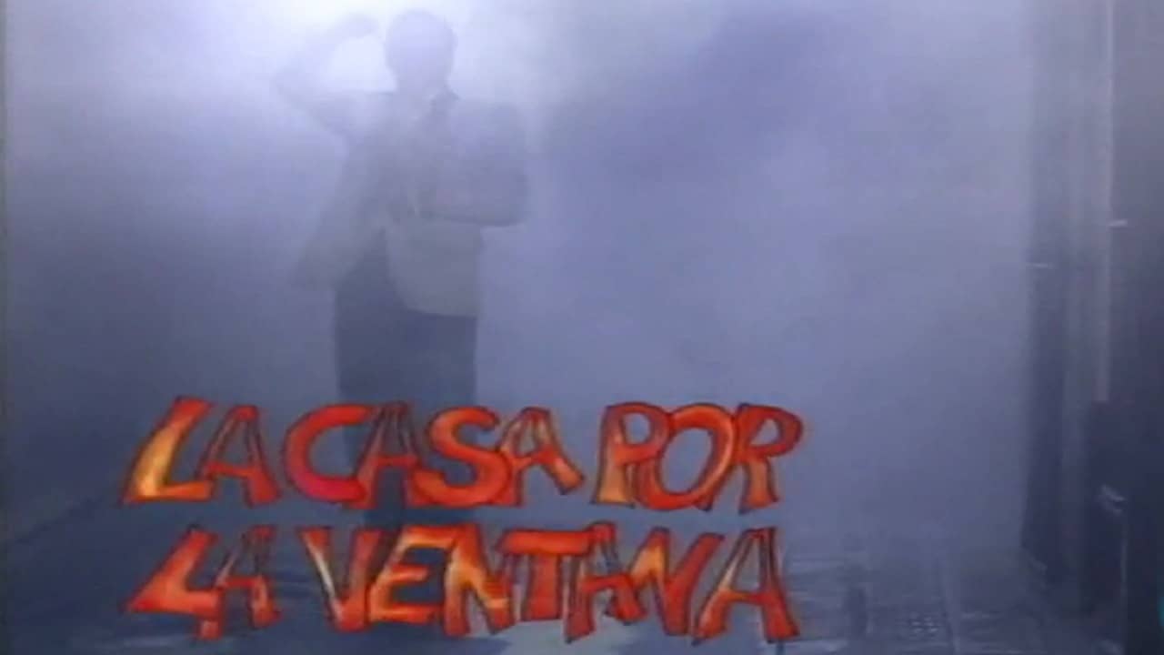 La casa por la ventana backdrop
