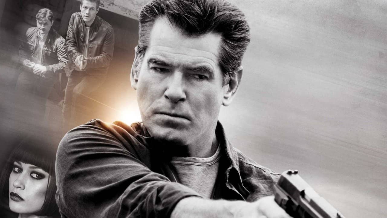 The November Man backdrop