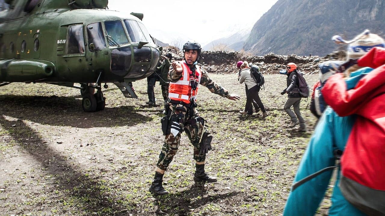 Aftershock: Everest and the Nepal Earthquake backdrop