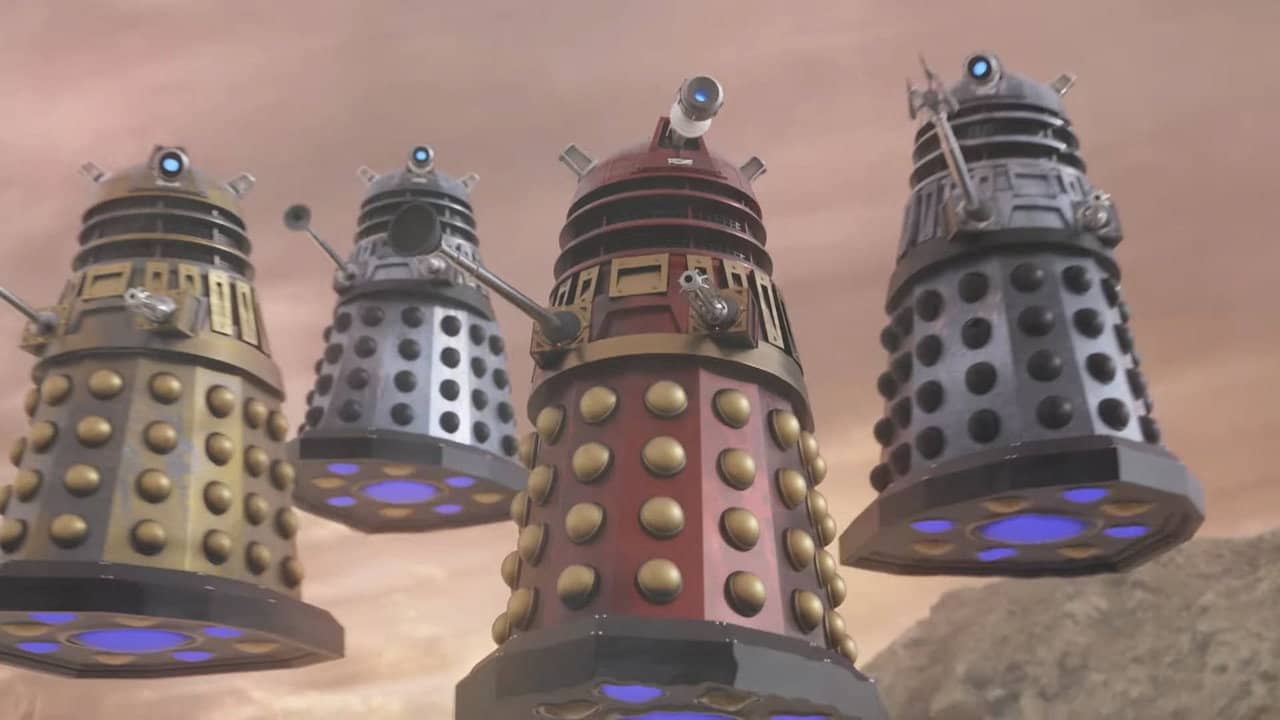 Doctor Who: Leela vs. The Time War backdrop