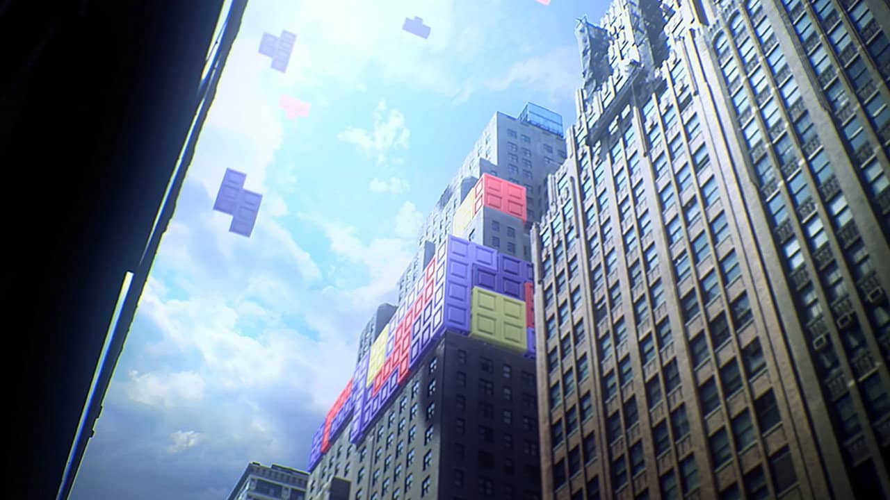 Pixels backdrop