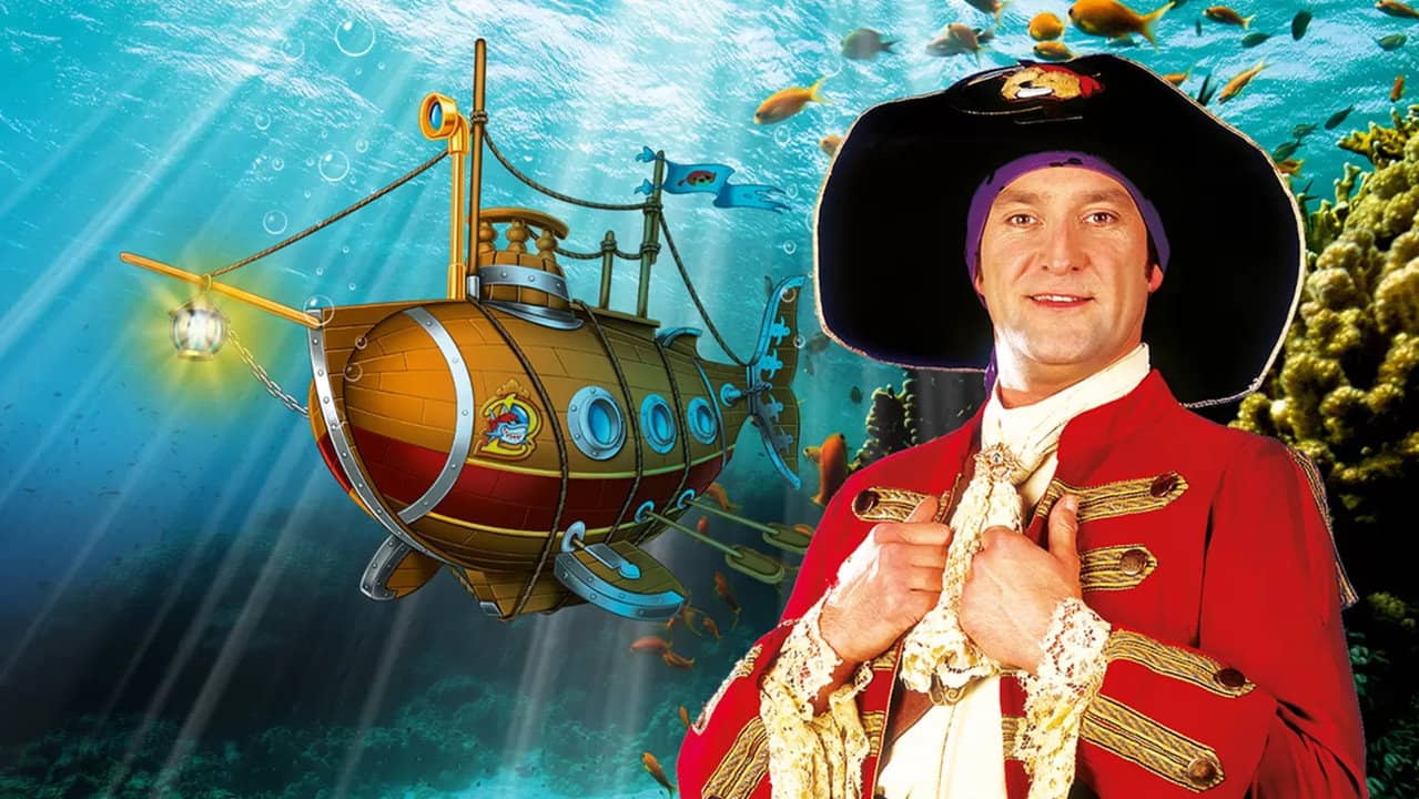 Piet Piraat wonderwaterwereld backdrop