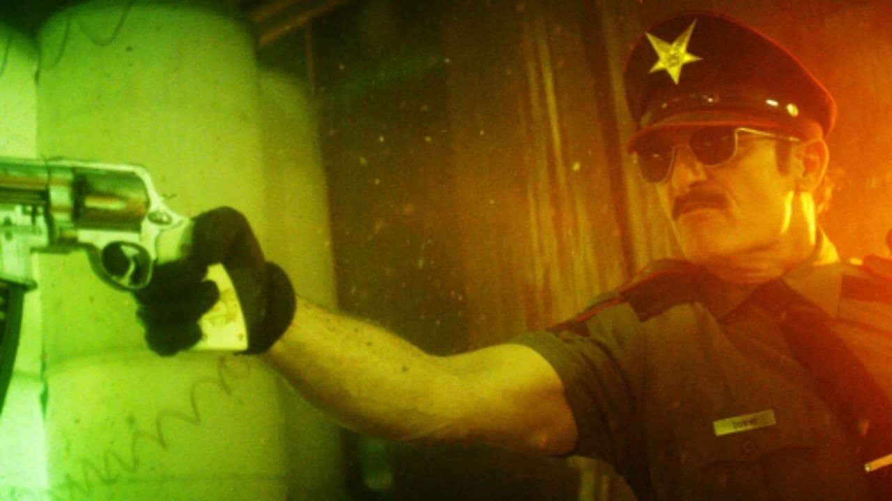 Officer Downe backdrop