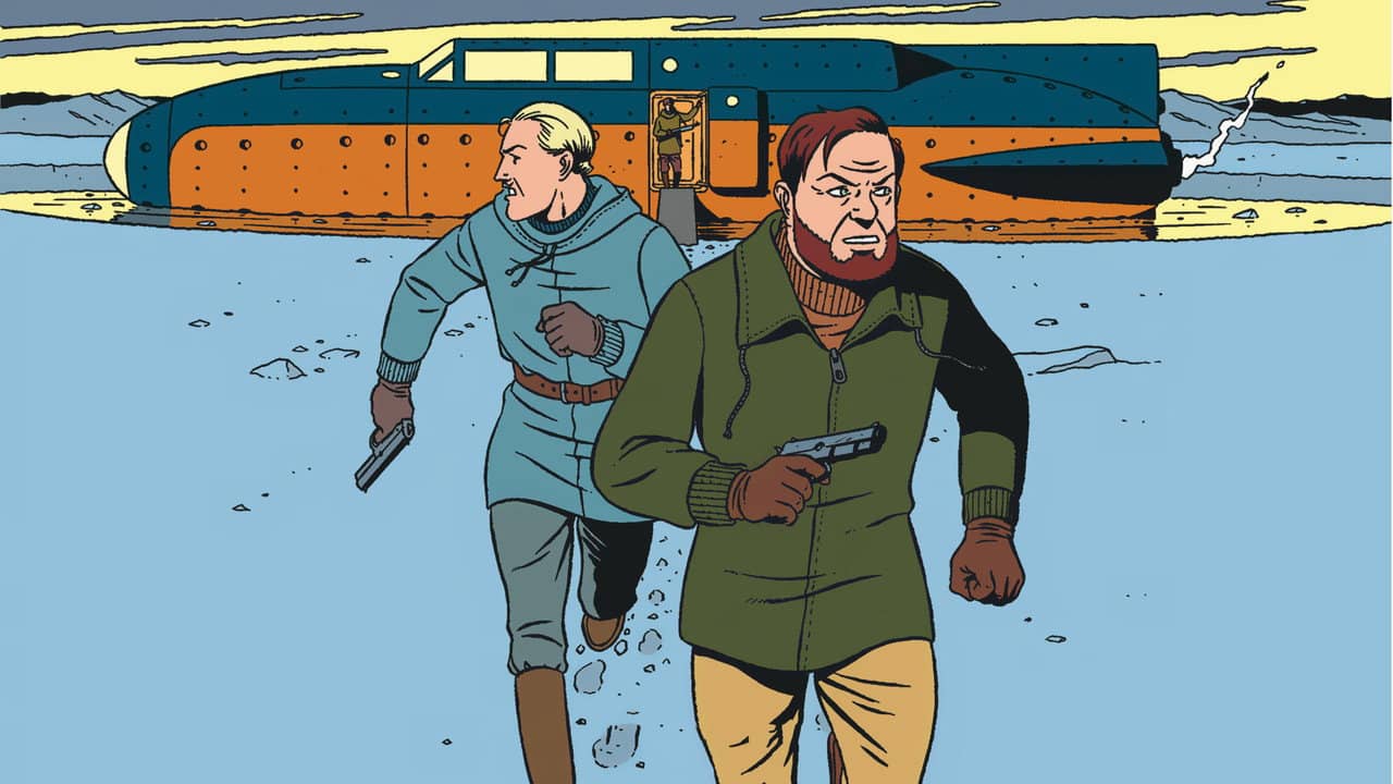 Blake and Mortimer backdrop