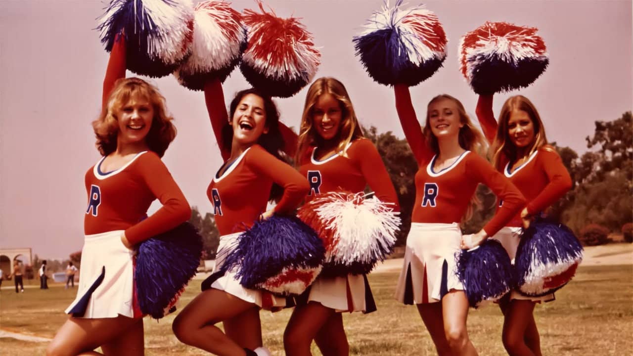 The Pom Pom Girls backdrop