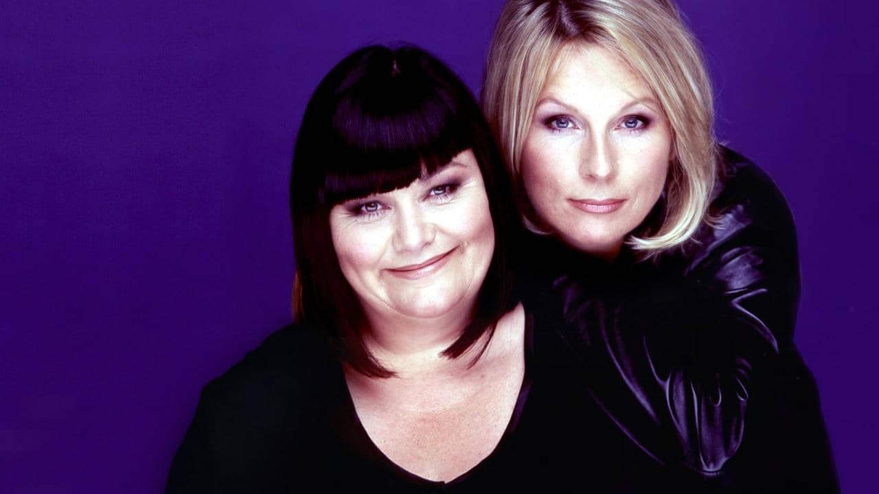 French & Saunders backdrop