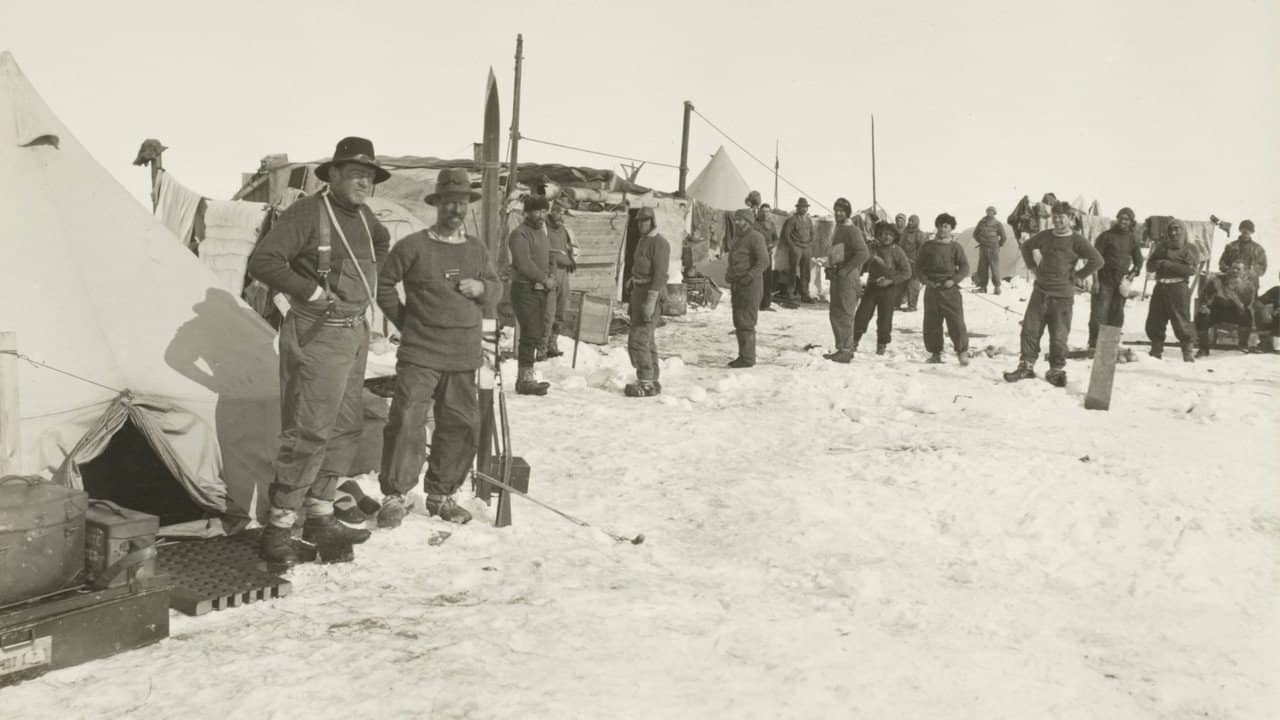 The Great Adventurers: Ernest Shackleton backdrop