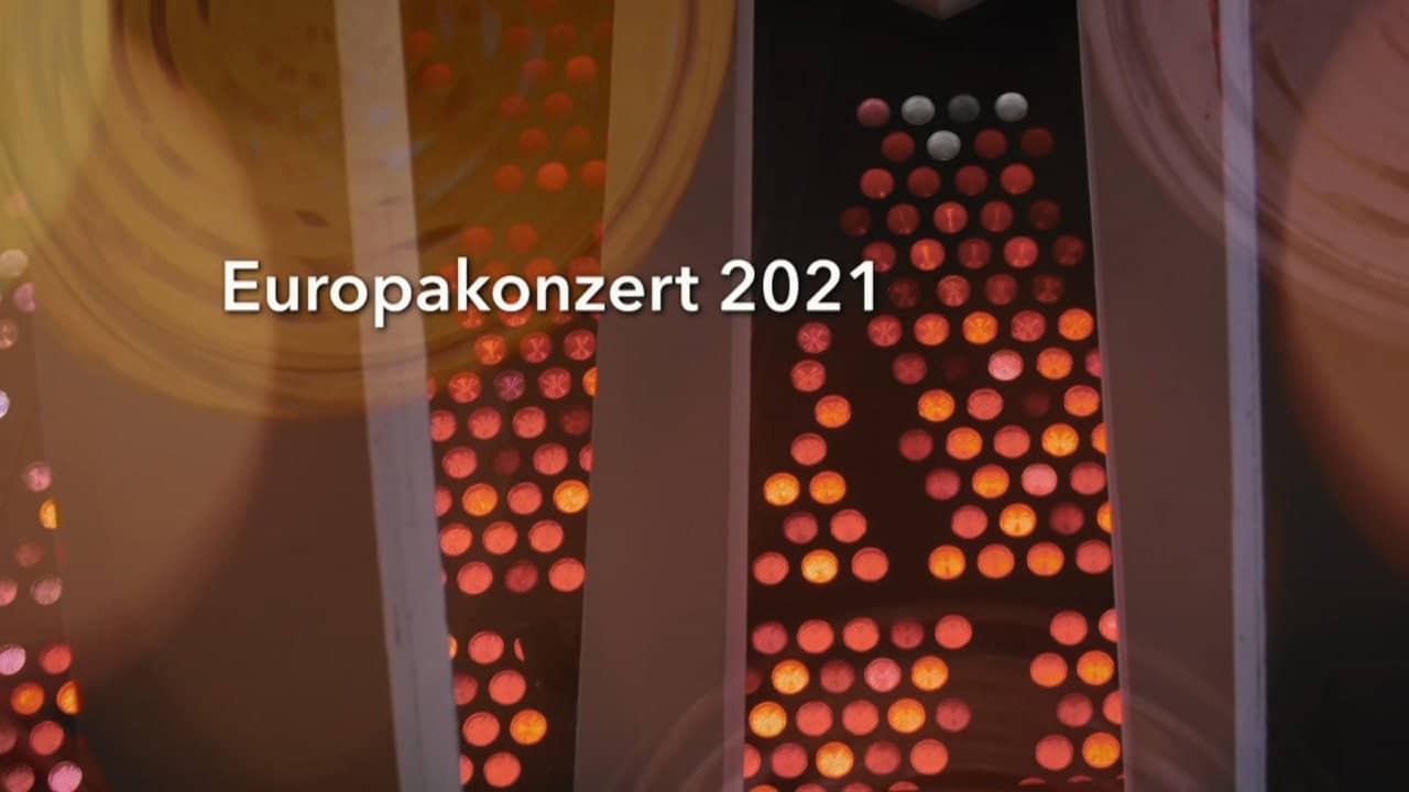 Europakonzert 2021 from Berlin backdrop