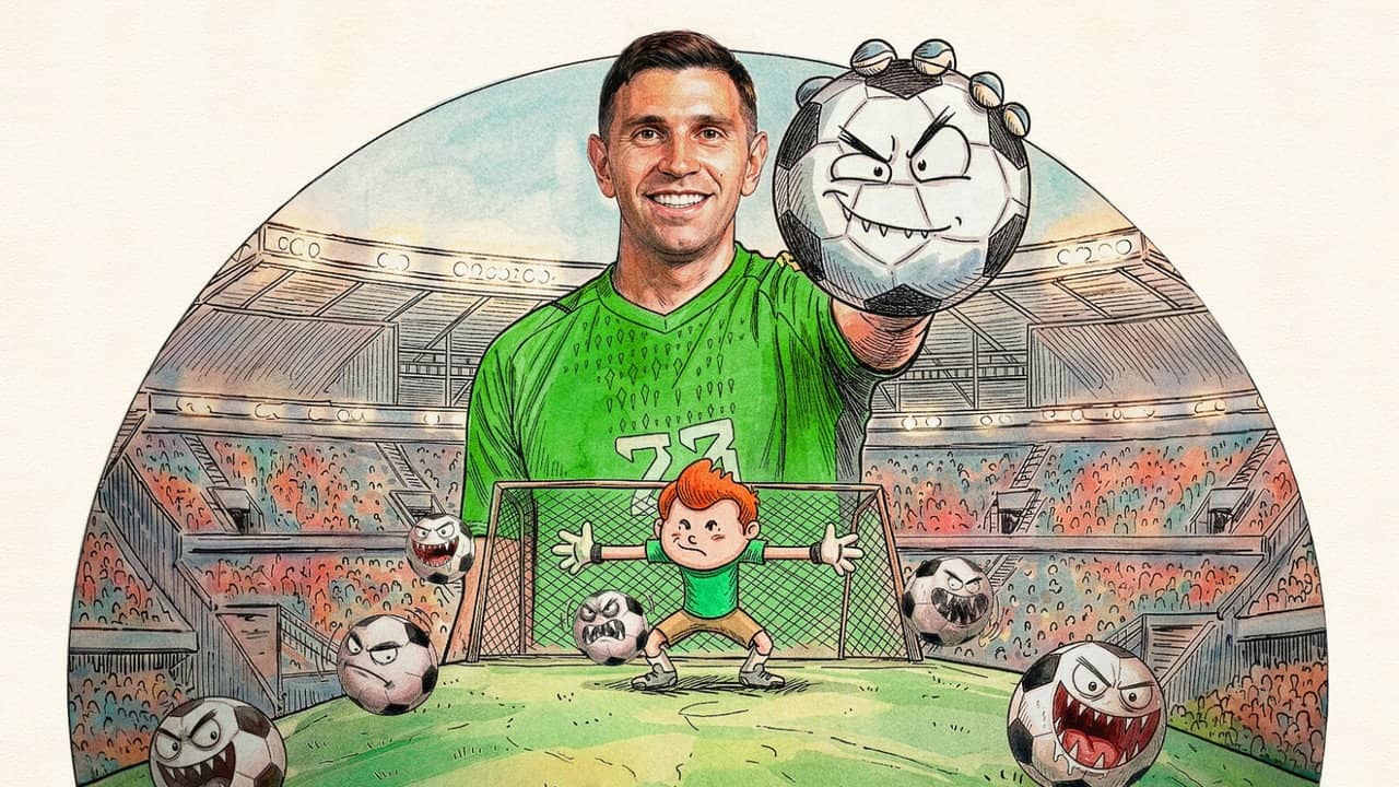 Emi Martínez: The Kid Who Stops Time backdrop