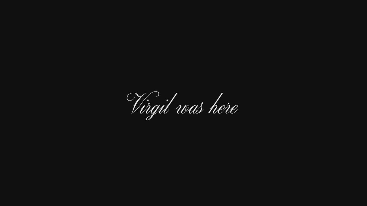 Virgil Was Here backdrop