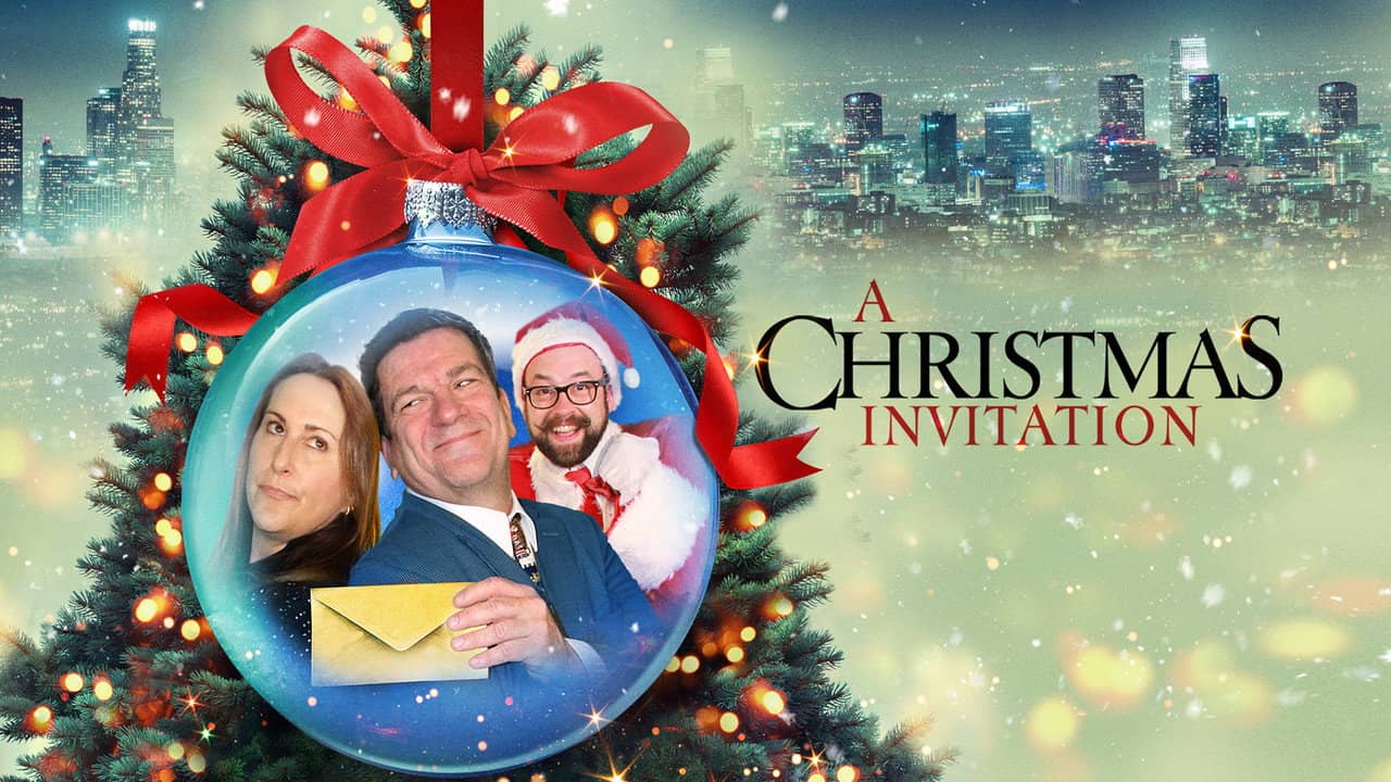 A Christmas Invitation backdrop