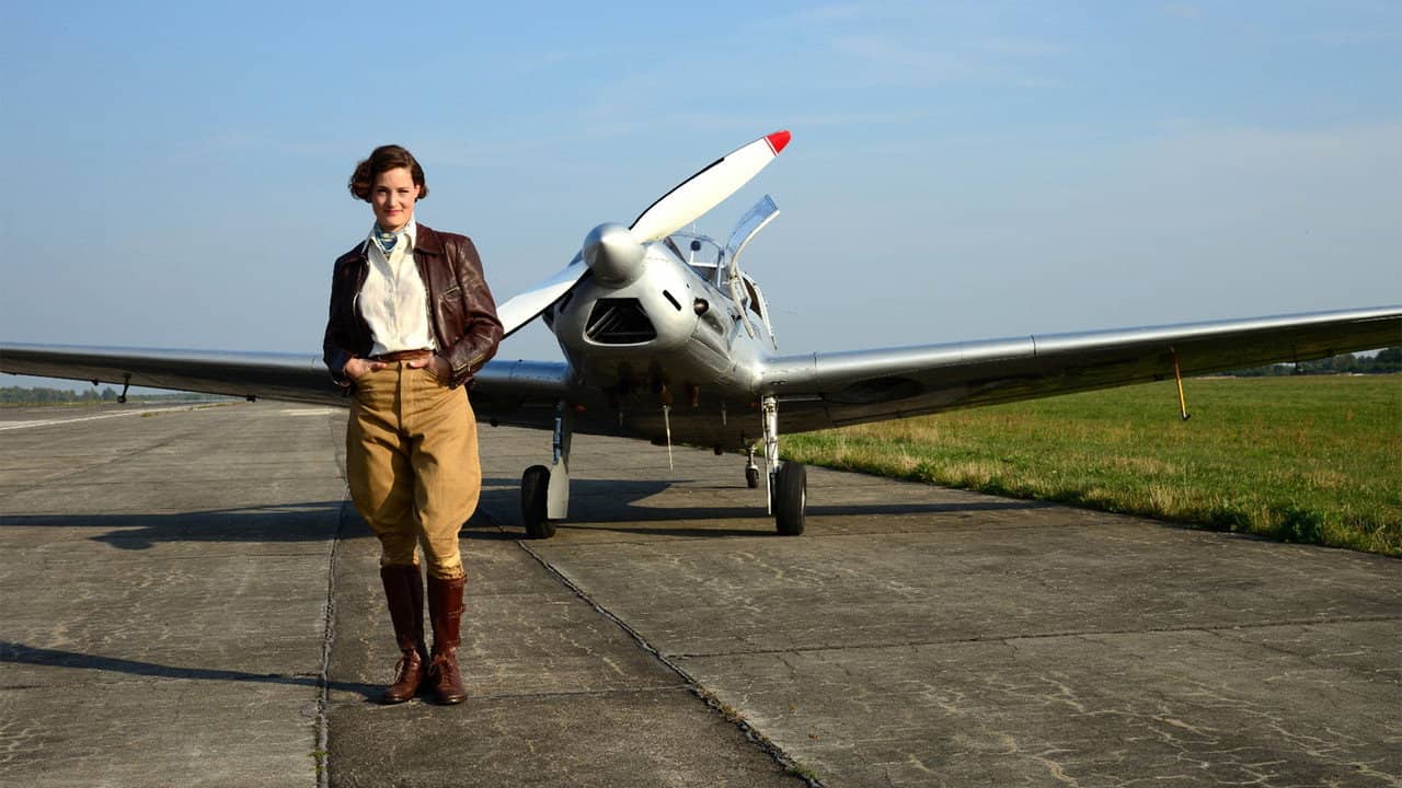 Elly Beinhorn: Solo Flight backdrop
