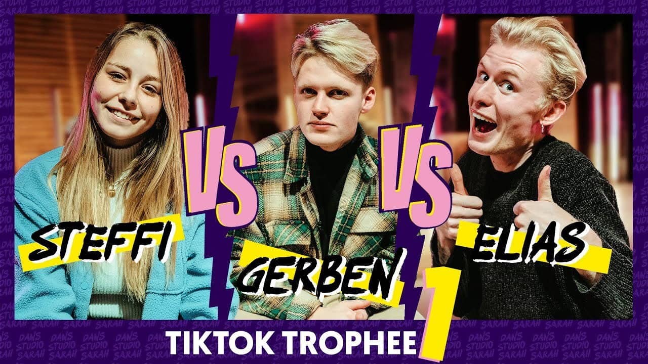 Tiktok Trophee backdrop