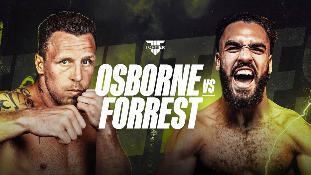 James Osborne vs. Liam Forrest backdrop