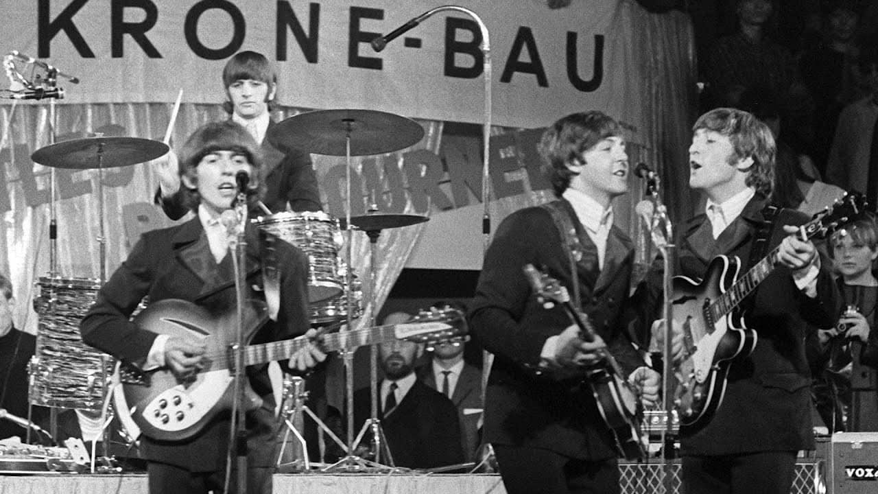 The Beatles  - In Germany 24-26 June, 1966 backdrop