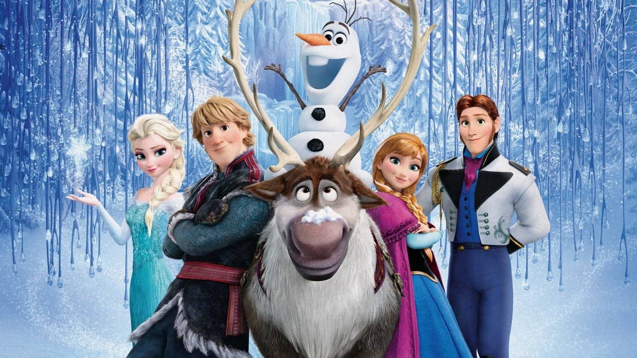 Frozen backdrop