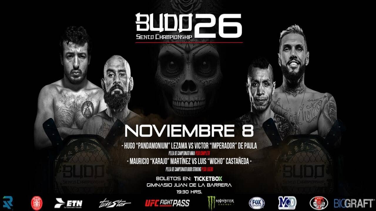 Budo Sento Championship 26 backdrop