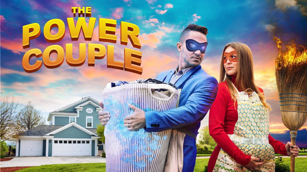 The Power Couple backdrop