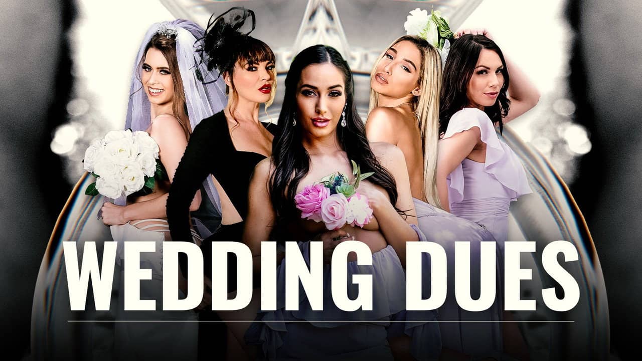 Wedding Dues backdrop